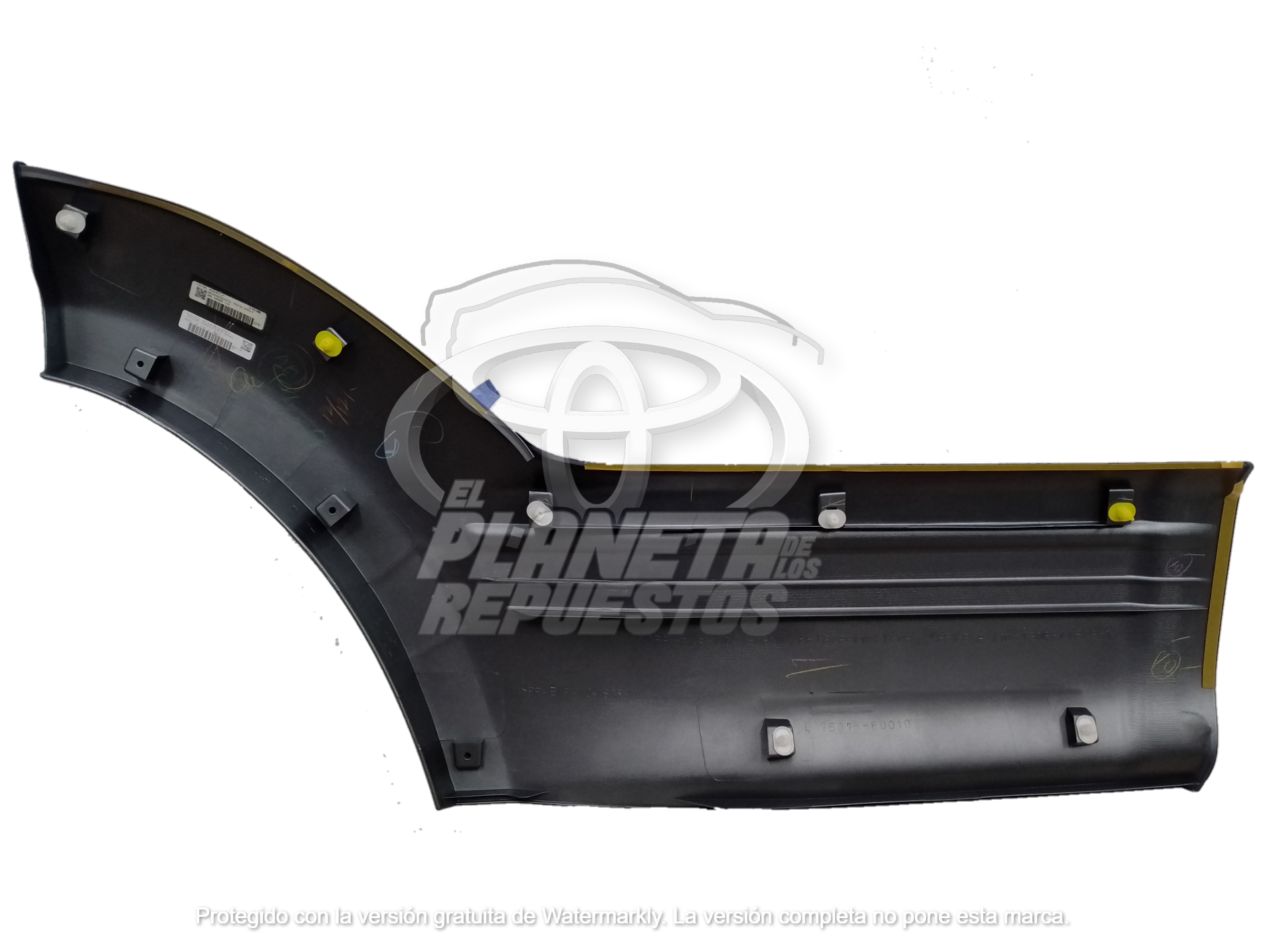 Platina Ancha Puerta T/i Toyota Prado Meru 75076-60010-b2